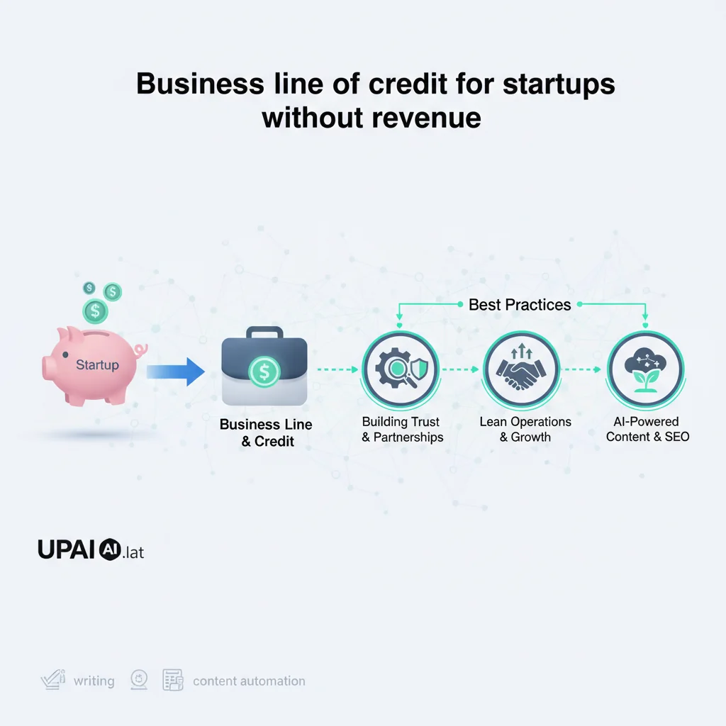business line of credit for startup without revenue best practices