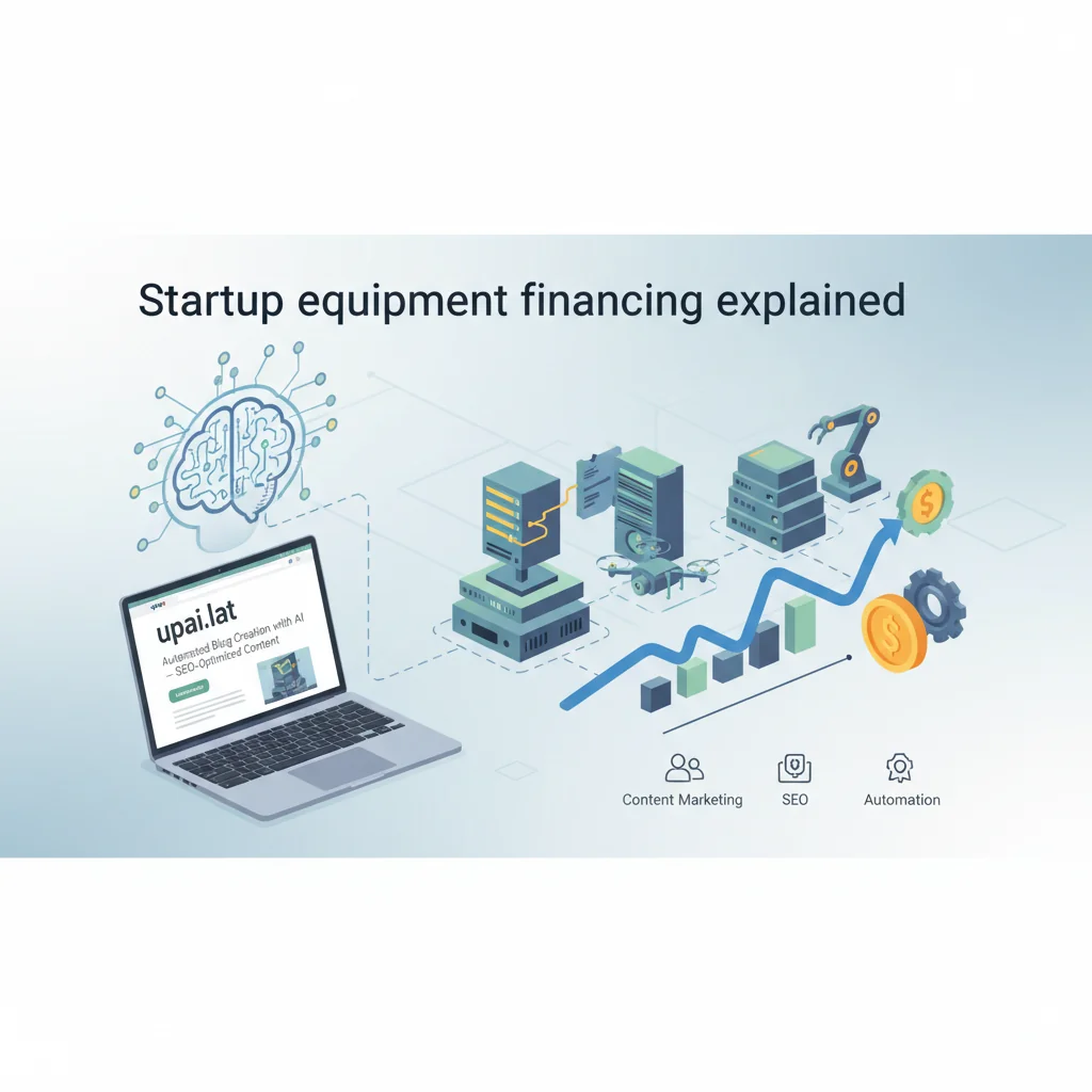 startup equipment financing explained