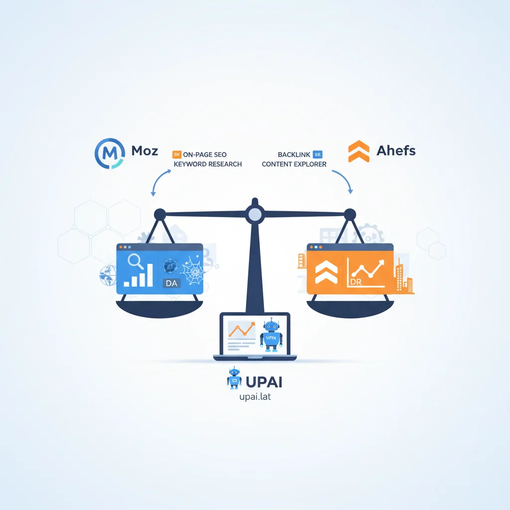 compare moz and ahrefs which is better explained